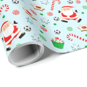 Papel De Regalo Regalo navideño de Navidades de fútbol