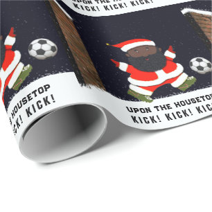 Papel De Regalo Regalo navideño de Navidades de fútbol
