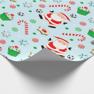 Papel De Regalo Regalo navideño de Navidades de fútbol