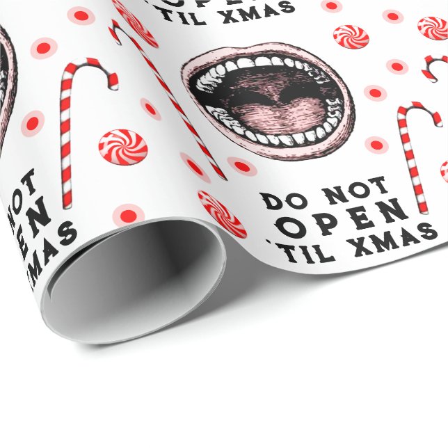Papel De Regalo Regalo navideño de Navidades dentistas (Esquina del rollo)