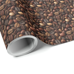 Papel De Regalo Regalo para amante del café de grano de espresso