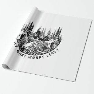 Papel De Regalo Regalo para campista Cumpleaños de Hike More Wor