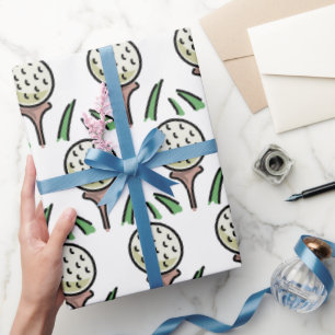 Papel De Regalo Regalo para golfista: bolas de golf sobredimension