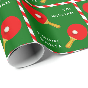 Papel De Regalo Regalo para jugador de tenis de mesa Ping-Pong