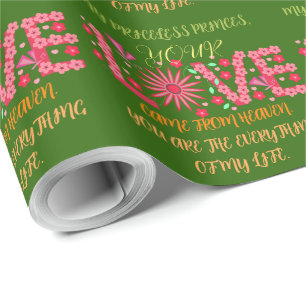 PAPEL DE REGALO REGALO PARA MAMÁ, HERMANA, HIJA, AMIGA, NOVIA