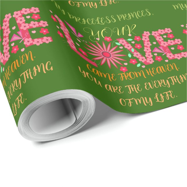 PAPEL DE REGALO REGALO PARA MAMÁ, HERMANA, HIJA, AMIGA, NOVIA (Esquina del rollo)