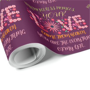 PAPEL DE REGALO REGALO PARA MAMÁ, HERMANA, HIJA, AMIGA, NOVIA