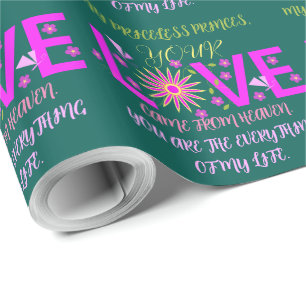 PAPEL DE REGALO REGALO PARA MAMÁ, HERMANA, HIJA, AMIGA, NOVIA