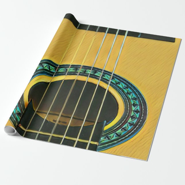 Papel De Regalo Regalo para novio guitarrista (Desenrollado)
