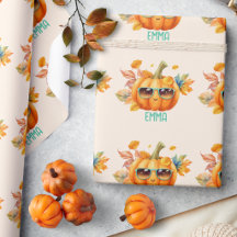 Regalo personalizado de calabaza de otoño para Hal