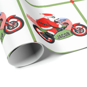 Papel De Regalo Regalo personalizado de motocross
