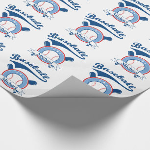Papel De Regalo Regalo personalizado del béisbol
