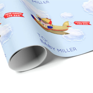 Papel De Regalo Regalo Personalizado para Niño