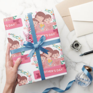 Papel De Regalo Regalo Precioso del Día de la Madre
