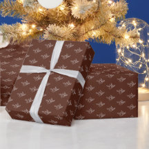 Regalo Promocional de Navidad con Logo Marrón Blan