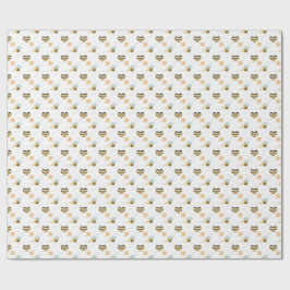 Papel De Regalo Regalo Temático de Abeja Melífera y Apicultor para