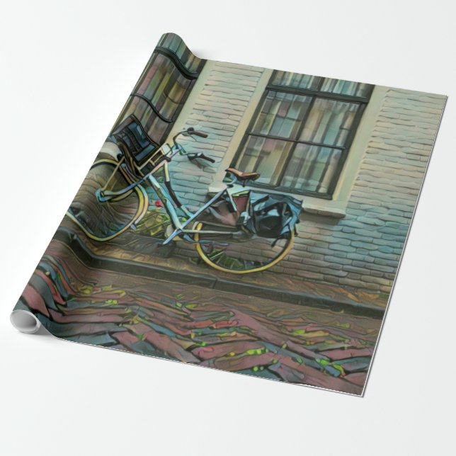 Papel De Regalo Regalos ciclistas de Guay (Desenrollado)