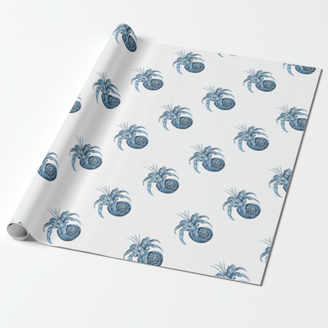 Papel De Regalo Regalos costeros náuticos de la playa del océano (Desenrollado)