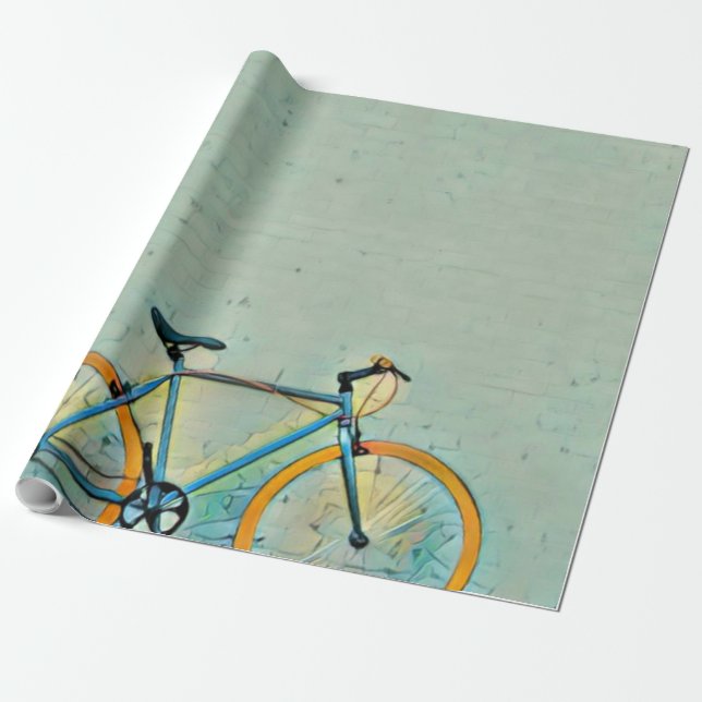 Papel De Regalo Regalos de bicicleta para ella (Desenrollado)