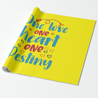 Papel De Regalo Regalos de boda | Un amor un corazón un destino