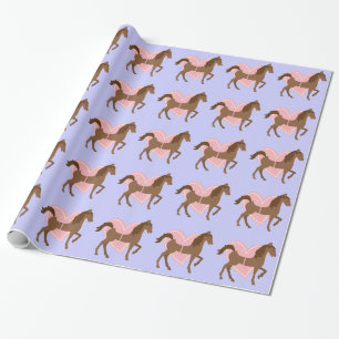 Papel De Regalo Regalos de caballos y jinetes, personalizados