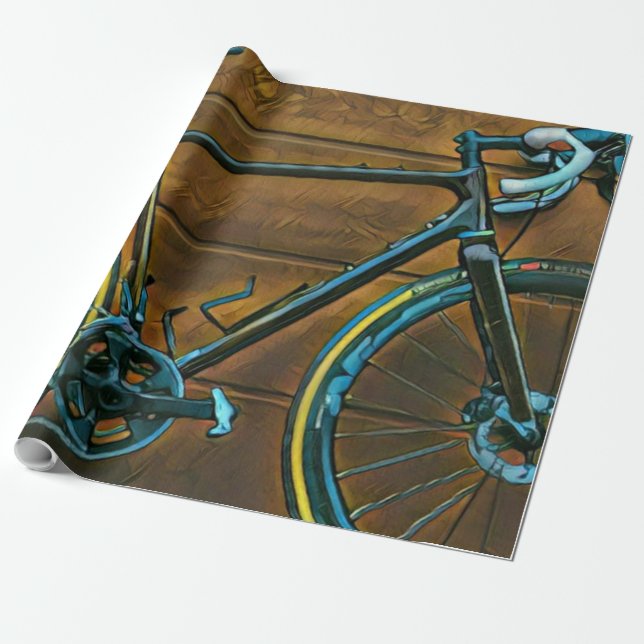 Papel De Regalo Regalos de ciclismo de época | Regalos de biciclet (Desenrollado)