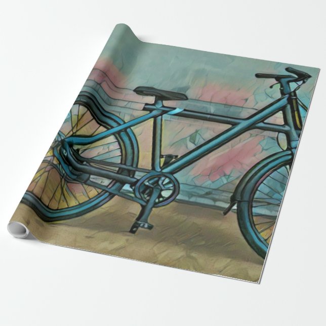 Papel De Regalo Regalos de ciclismo para papá (Desenrollado)