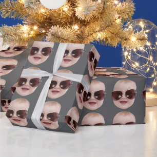 Papel De Regalo Regalos de cumpleaños personalizados con foto de b