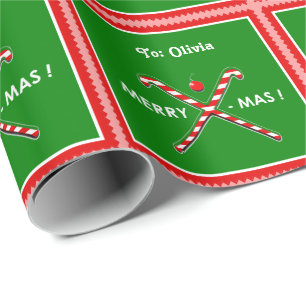 Papel De Regalo Regalos de feriado de hockey sobre hierba