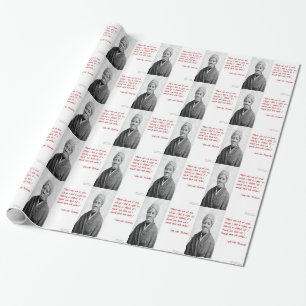 Papel De Regalo Regalos de la cita de Harriet Tubman "Libertad o M