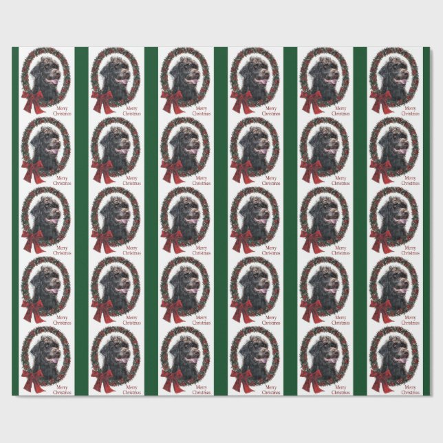 Papel De Regalo Regalos de Navidades de Labradoodle (Superficie plana)