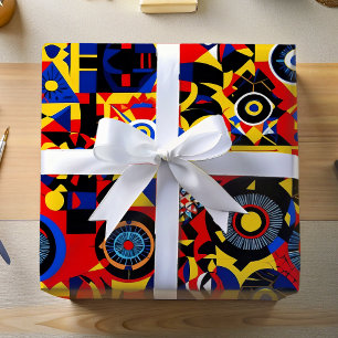 Papel De Regalo Regalos de resumen geométrico para diseñadores grá