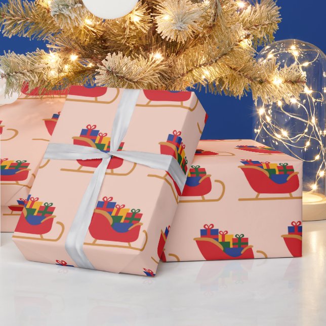 Papel De Regalo Regalos de Santa Claus (Vacaciones)