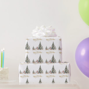 Papel De Regalo Regalos navideños debajo del árbol