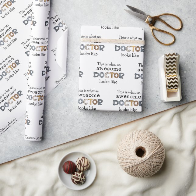 Papel De Regalo Regalos para médicas divertidos | Impresionante Mé (Artesanía)