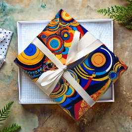 Papel De Regalo Regalos psicodélicos de arte pop retro para nieta