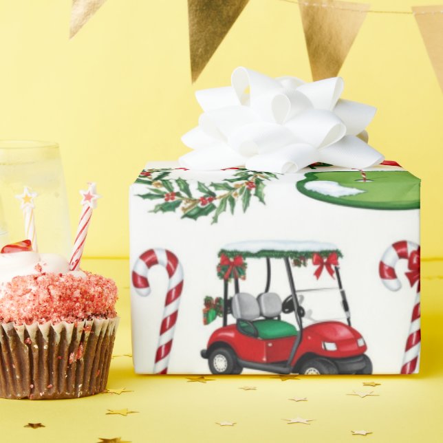 Papel De Regalo Regalos temáticos de Navidades de golf para golfis (Fiesta de cumpleaños )