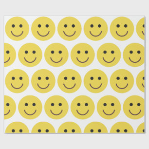 Papel De Regalo Regalos Verano Amarillo Sonrisas Cumpleaños Feliz