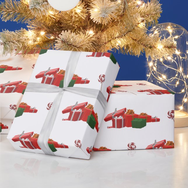 Papel De Regalo Regalos y Pepperminaciones de los navidades (Vacaciones)