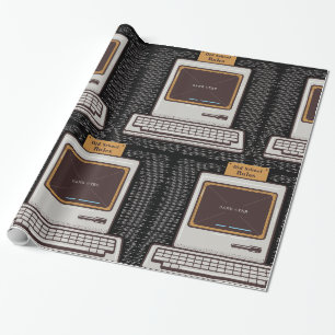 Papel De Regalo Reglas de la vieja escuela Juego de ordenador retr