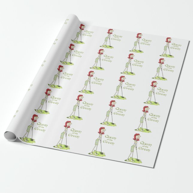 Papel De Regalo Reina del Verde (Desenrollado)
