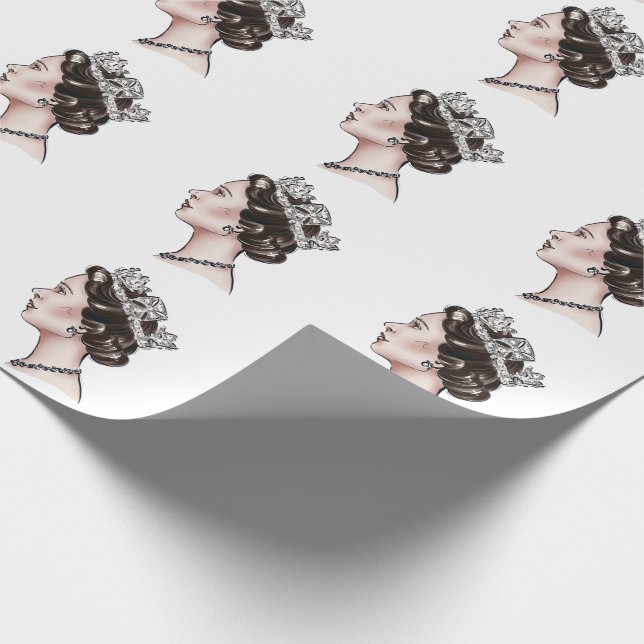 Papel De Regalo Reina Isabel II (Esquina)