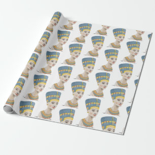 Papel De Regalo Reina Nefertiti