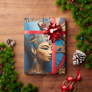 Papel De Regalo Reina Nefertiti