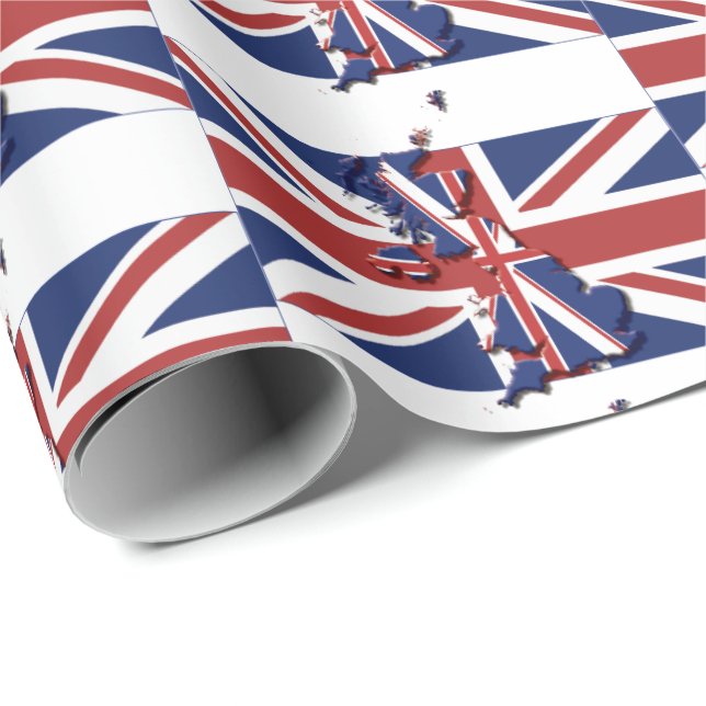 Papel De Regalo Reino Unido | Reino Unido | UNION JACK (Esquina del rollo)