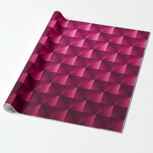 Papel De Regalo Rejilla geométrica rosa oscura Fondo de fibra de c