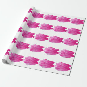 Papel De Regalo Relieve metalizado rosa brillante: Resumen de acua