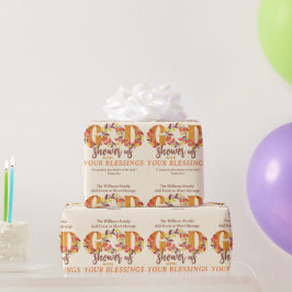 Papel De Regalo Religious Christian Thanksgiving Faith Bible Quote