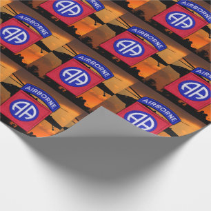 Papel De Regalo remiendo aerotransportado de los veterinarios de