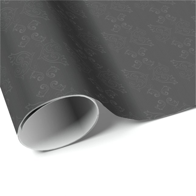 Papel de regalo Remolinos grises (Esquina del rollo)